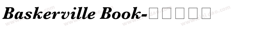 Baskerville Book字体转换